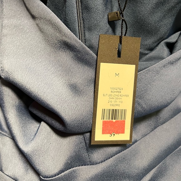 Blue open leg jumpsuit unworn from dynamite. - Picture 4 of 4